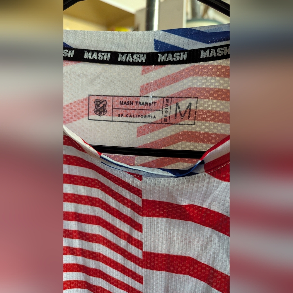 Striped MASH Tech Tee - Picture 2 of 5